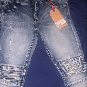 Kilogram Moto Jean Med Blue